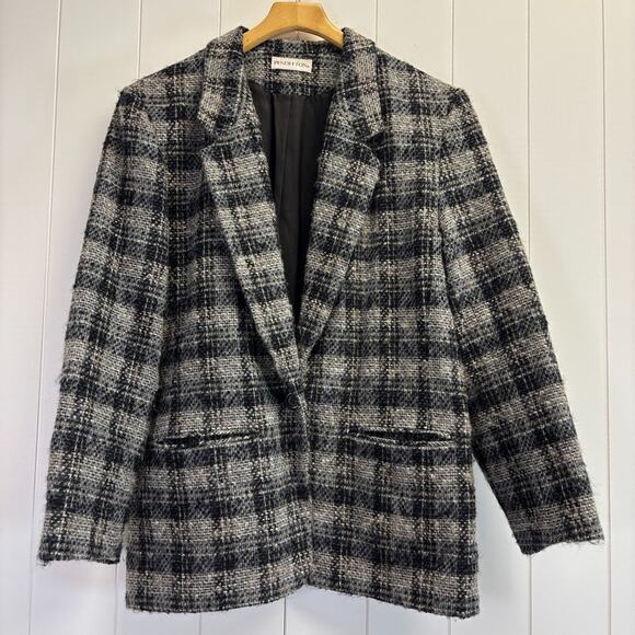 Vintage Pendleton Womens Academia Hipster Wool Tweed Blazer Size M/L University - Picture 1 of 7